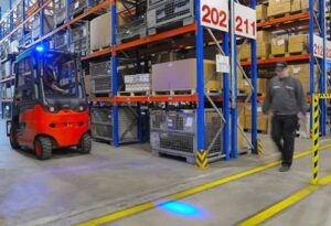 Forklift Blue Light Güvenlik Uygulaması